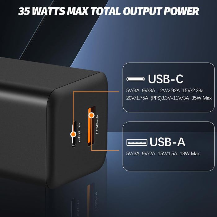 FPVtosky 35W Power Adapter，Type-C Fast Charger