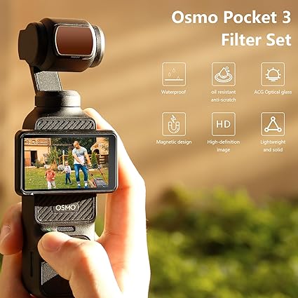 FPVtosky ND Filter Set for DJI Osmo Pocket 3 & Creator Combo