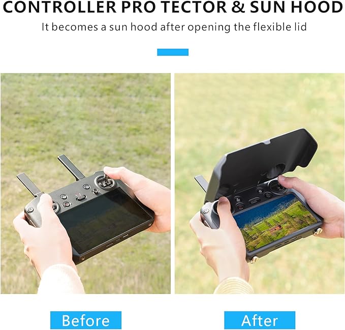FPVtosky 2-IN-1 DJI RC Pro Sun Hood & RC Pro Protective Cover