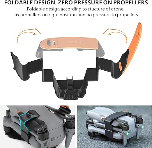 FPVtosky Propeller Holder Strap for DJI Air 3 Pro Drone(Orange)